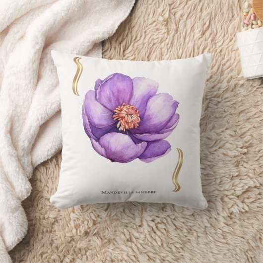 Coussin Dipladenia Floral Design – Tropical (Couverture)