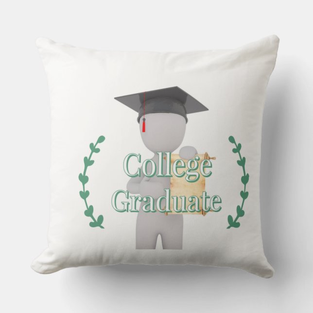 Coussin Diplômé du Collège (Recto)
