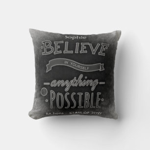 Coussin Diplômé Félicitations Cadeau Personnalisé
