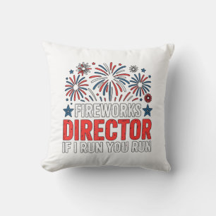 Coussin Directeur du feu d'artifice du 4 juillet Si je cou
