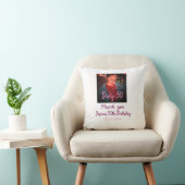 Coussin Dirty 30 Anniversaire ajouter nom rose ajouter dat (Chaise)