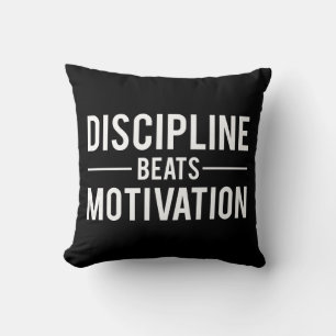 Coussin Discipline bat Motivation - Inspiration