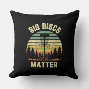 Coussin Disk Golf Shirt Funny Gros Disques Matière Disque