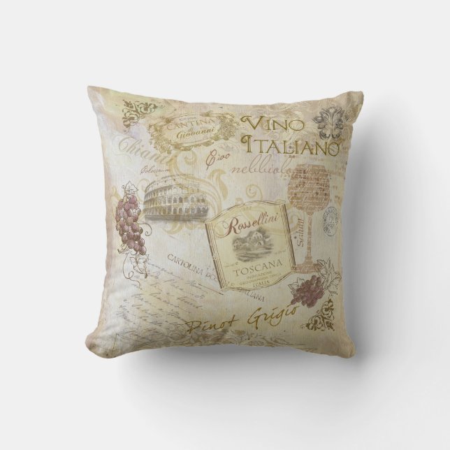 Coussin d'Italiano II de vin (Recto)