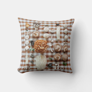 Coussin divers champignons