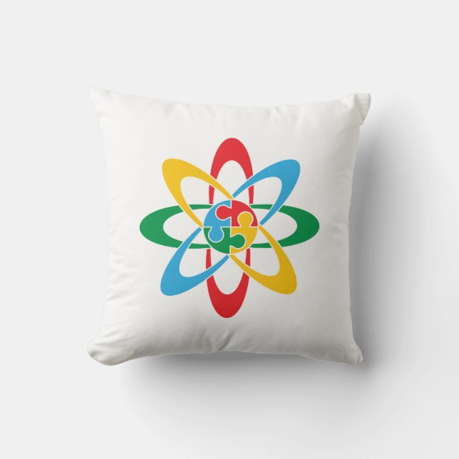 Coussin Diversité et inclusion/Sensibilisation sur l'autis (Recto)