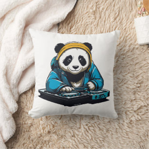Coussin DJ Kawaii Panda