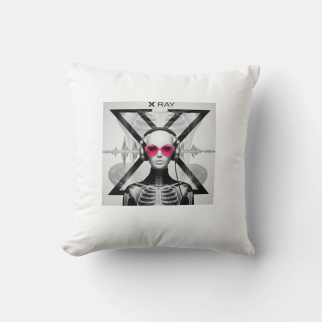 Coussin DJ Xray Chest X-Ray Art Design (Recto)