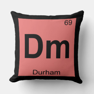 Coussin Dm - Durham Caroline du Nord Symbole de la ville d