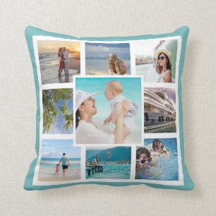 Coussin do-it-yourself 9 Photos Familiales Préférées Co