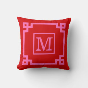 Coussin do-it-yourself Couleurs Clé Grecque #2 Monogm enca
