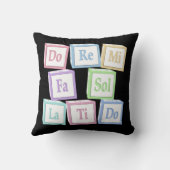 Coussin "Do Re Mi" Octave Solfeggio Musical Baby Blocks (Verso)