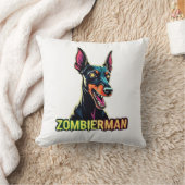 Coussin Doberman Dobie Doby Dobermann Chien Zombie Hallowe (Couverture)