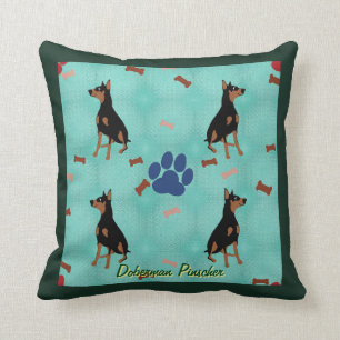 Coussin Doberman Pinscher