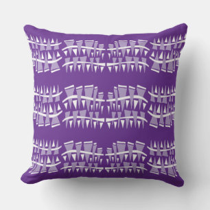 Coussin Dodle44c de lignes triangulaires