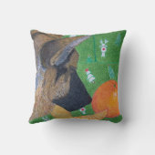 Coussin Dog and orange pillow (Verso)