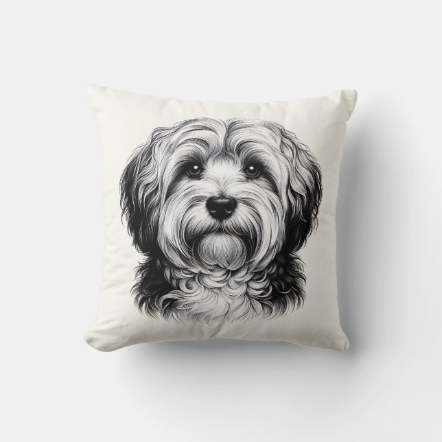 Coussin Dog Drawing (Recto)