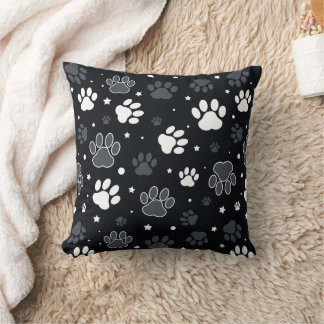 Coussin Dog Paws Pattern – Funny Gift for Pet Lovers