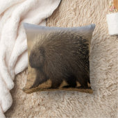 Coussin Dog vs. Porcupine throw pillow (Couverture)