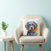 Coussin Dog with Glasses (Chaise)
