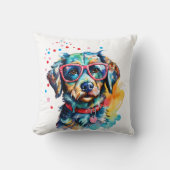 Coussin Dog with Glasses (Recto)