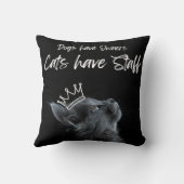 Coussin Dogs have Owners, Cats Have Staff (Verso)