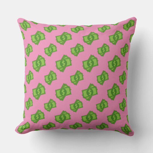 Coussin Dollar de l'argent du dessin (Recto)