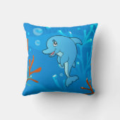 Coussin Dolphin aquatique Ocean (Verso)