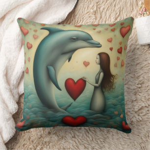 Coussin Dolphin Love 1