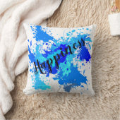 Coussin Domaine de Blue Splash dans le style minimalisme (Couverture)