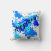 Coussin Domaine de Blue Splash dans le style minimalisme (Recto)