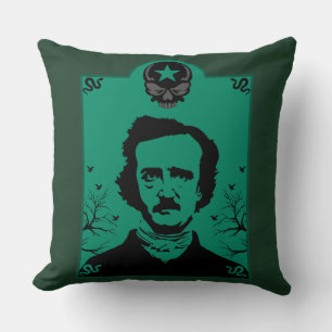 Coussin Don d'art Edgar Allan Poe