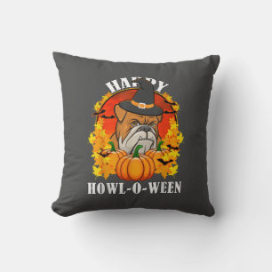 Coussin Don de chien Cadeau D'Halloween Bulldog Pour Amo