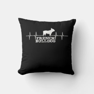Coussin Don de chien French Bulldog Heart