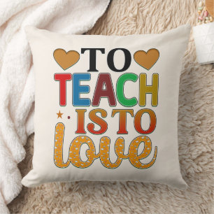 Coussin Don de l'enseignant