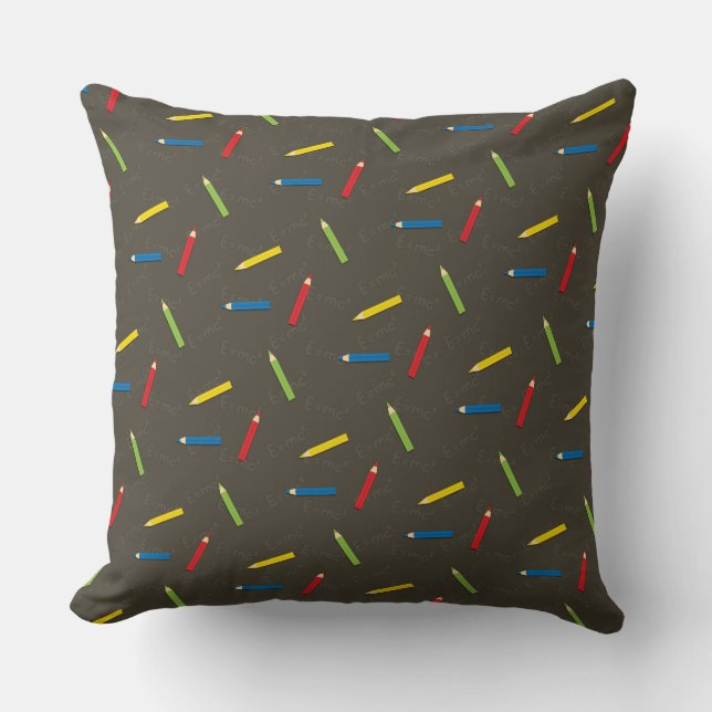 Coussin Don de l'enseignant | Le grand enseignant inspire (Recto)