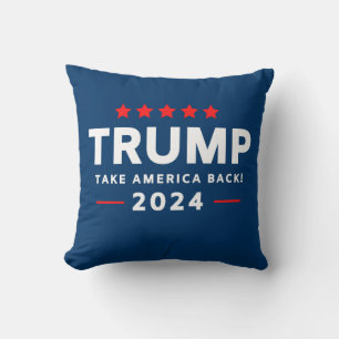 Coussin Donald Trump 2024 et l'Amérique