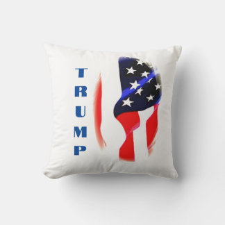 Coussin Donald Trump American Flag Pop Art