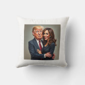 Coussin Donald Trump Kamala harris (Verso)