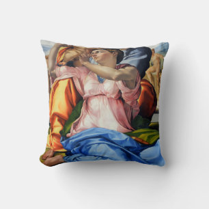 Coussin Doni Tondo, Doni Madona (détail), Michel-Ange, 15