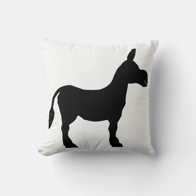 Coussin Donkey silhouette (Recto)