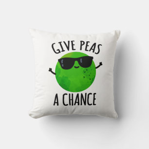 Coussin Donnez Aux Pois Une Chance Pois Pois Positif Pun