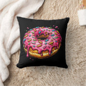 Coussin Donut Rose Pop Art (Couverture)