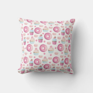 Coussin Donuts, cupcakes et macarons