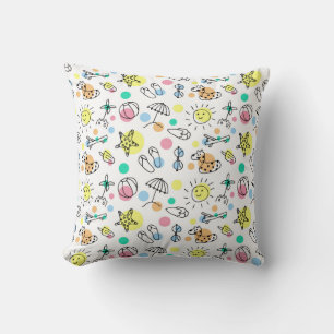 Coussin Doodle très mignon pour enfants