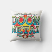 Coussin Doom Metal Soul (Verso)