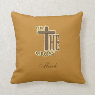 Coussin D'or/Tan réjouissez-vous le carreau