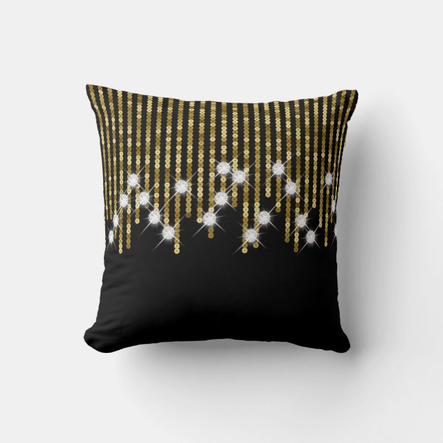 Coussin Doré et scintillant (Recto)