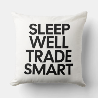 Coussin Dormez Bien, Échangez Intelligemment - Citation po