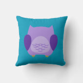 Coussin Dos d'avant de hibou (Verso)